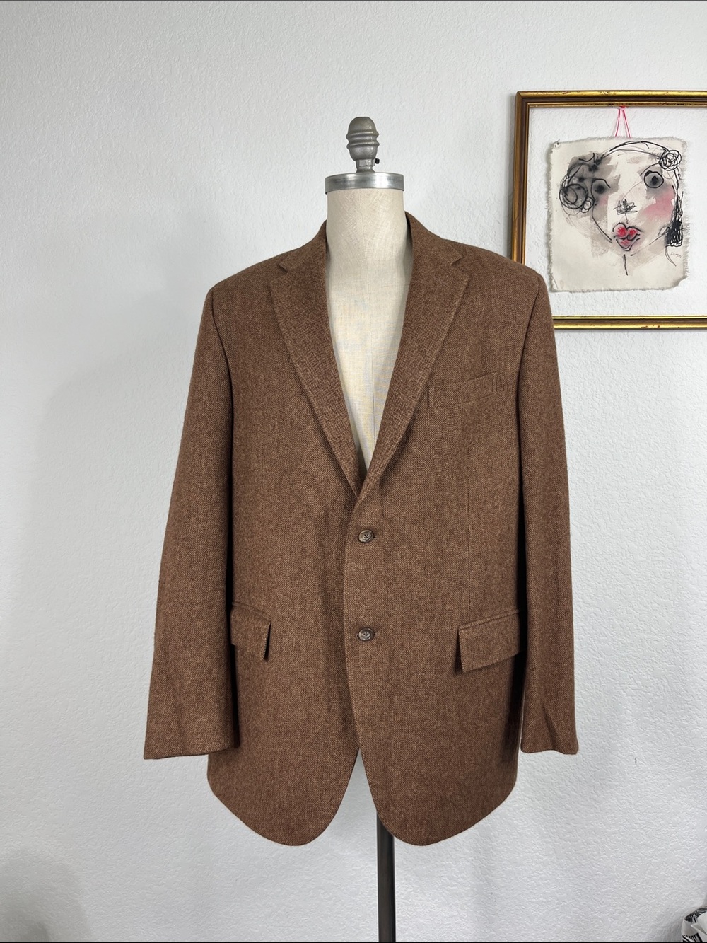 Polo Ralph Lauren  Herringbone TweedCashmere Two-Button Sport Coat